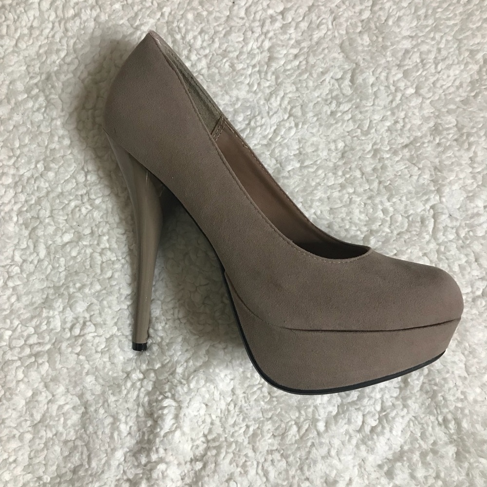 Nude Platform Heels